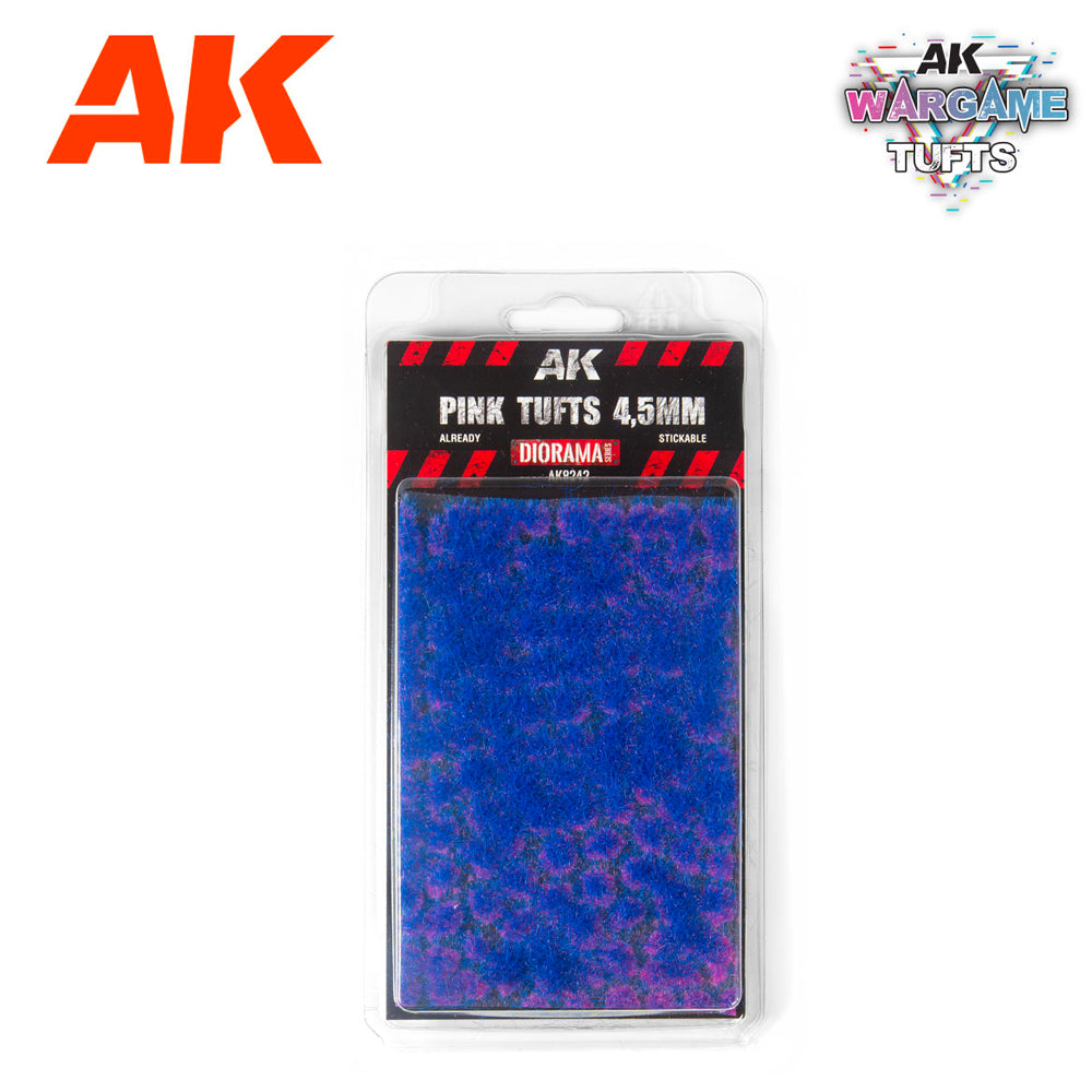 AK Interactive 8242 Pink/Blue Wargame Tufts Wargame Terrain Diorama
