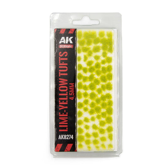 AK Interactive Lime-Yellow Tufts 4.5mm Diorama & Basing AK8274