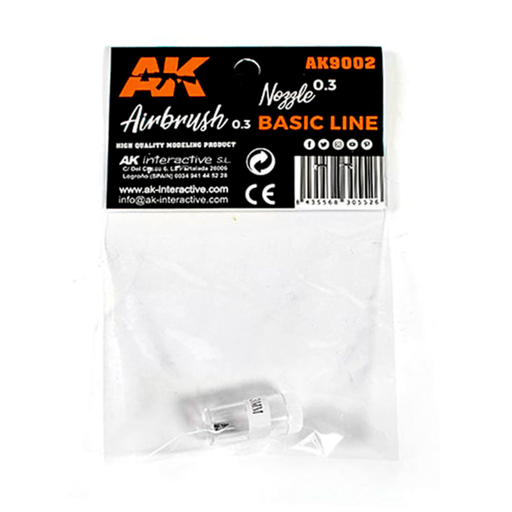 AK Interactive 9002 0.3 Nozzle (Airbrush Basic Line 0.3)