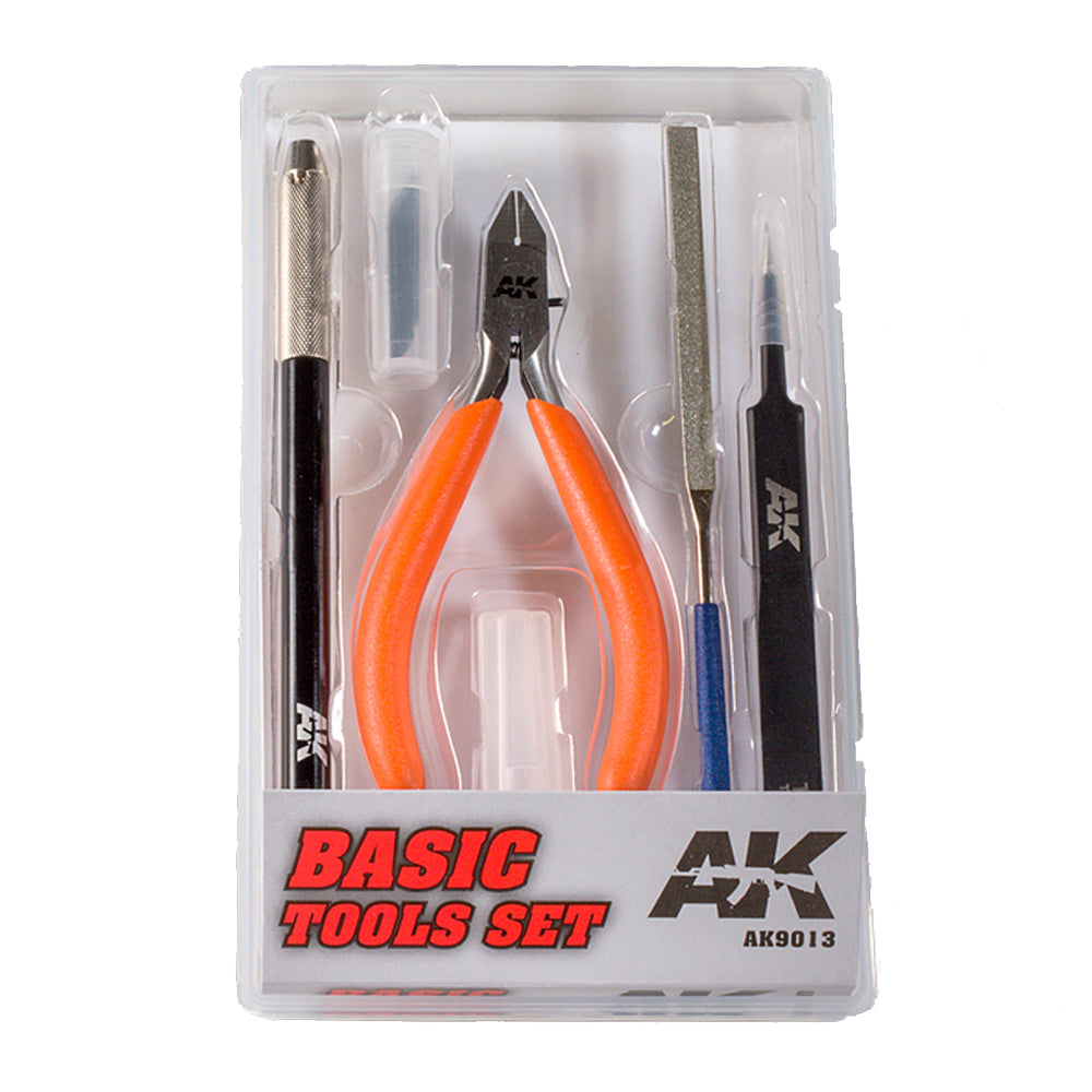 AK Interactive AK9013 Basic Tools Set - Beginner Model Kit Tools