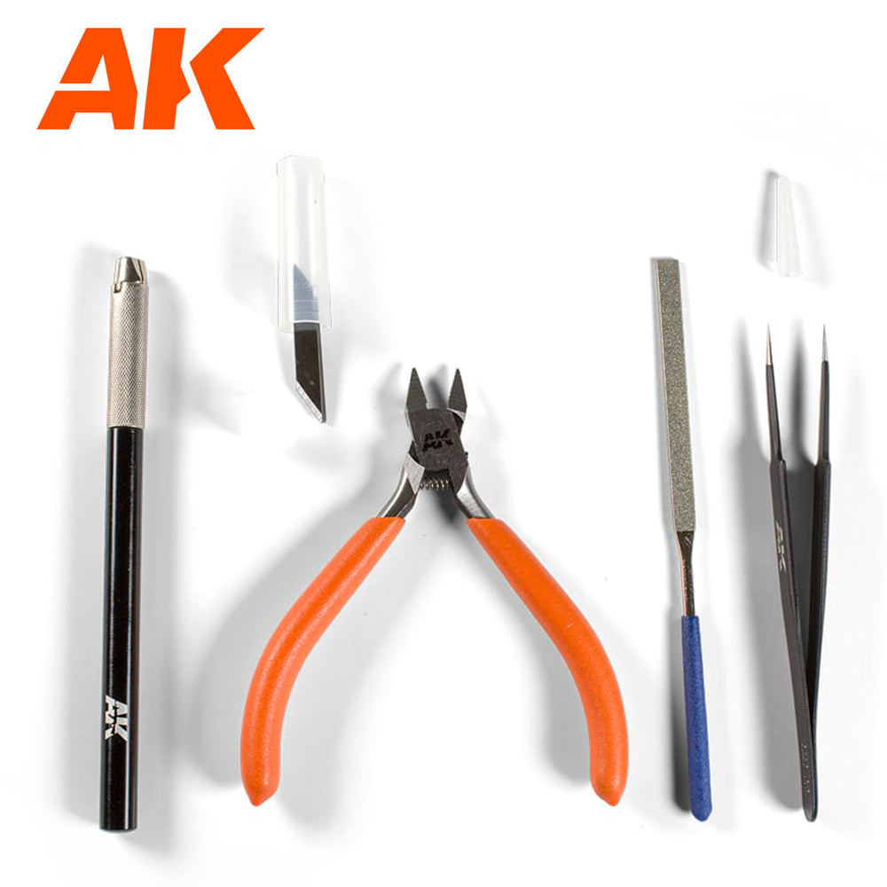 AK Interactive AK9013 Basic Tools Set - Beginner Model Kit Tools