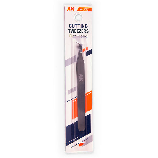 AK Interactive 9331 Cutting Tweezers Flat Head