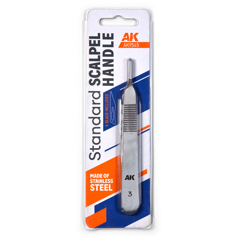 AK Interactive 9545-A Straight Blades for AK9545 Modelling Scalpel Knife 10pcs