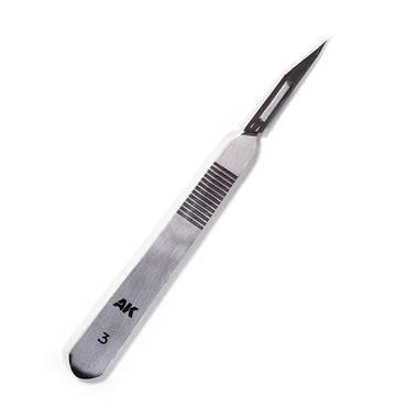 AK Interactive 9545 Standard Modelling Stainless Steel Scalpel Handle w/1 Blade