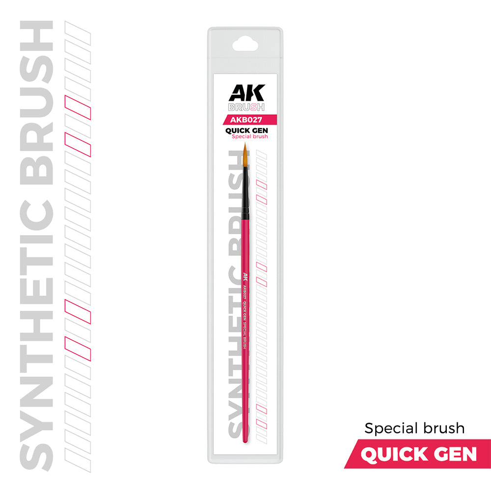 AK Interactive Quick Gen B027 Special Brush Synthetic Paint Brush