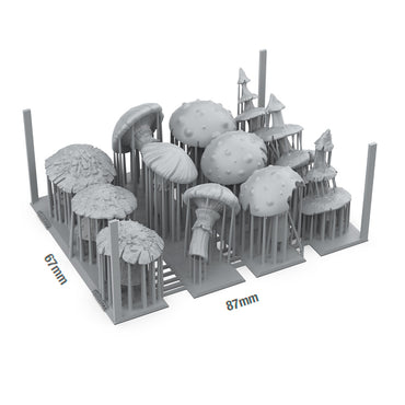 AK Interactive Gigantic Mushrooms Basing Bits AKBIT0022
