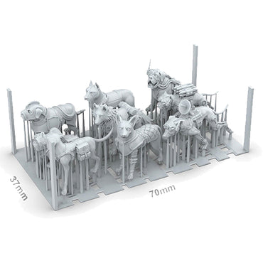 AK Interactive War Dogs Diorama & Basing Bits - 9 pieces BIT0046