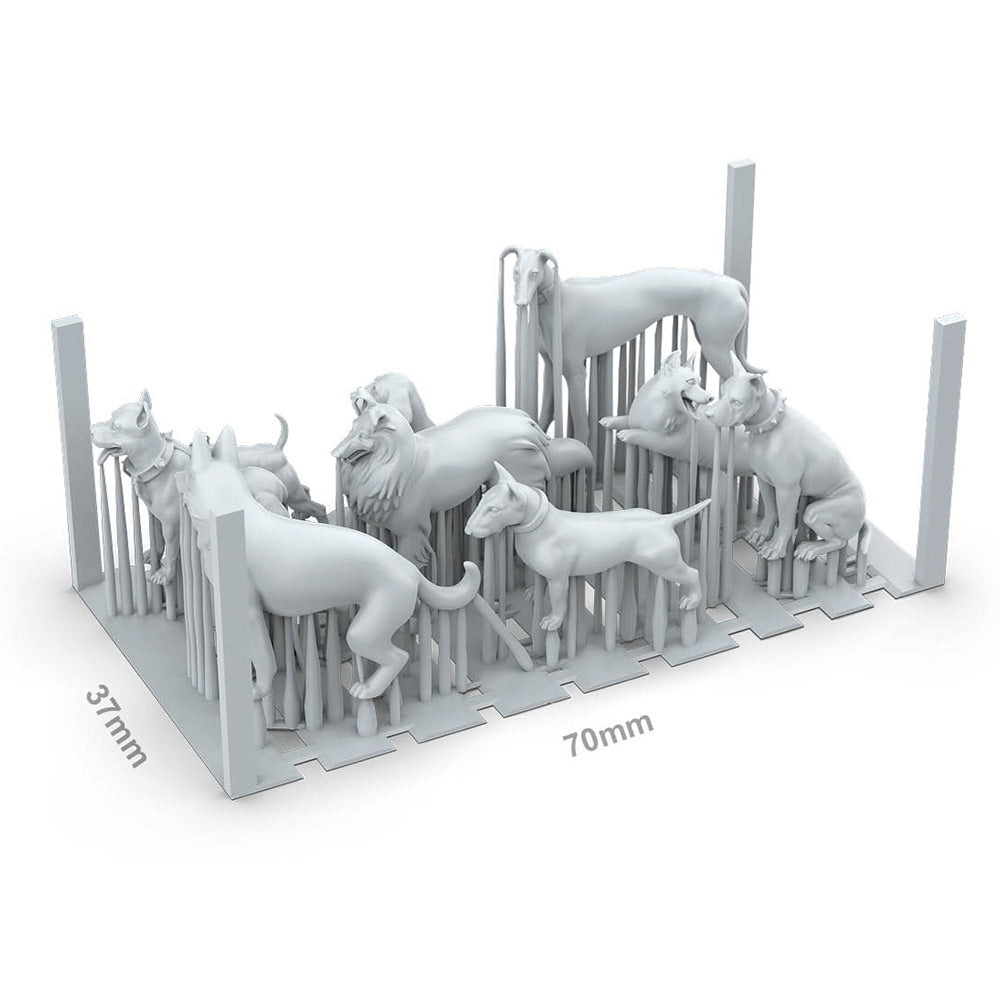 AK Interactive Dogs Diorama & Basing Bits - 9 pieces BIT0047