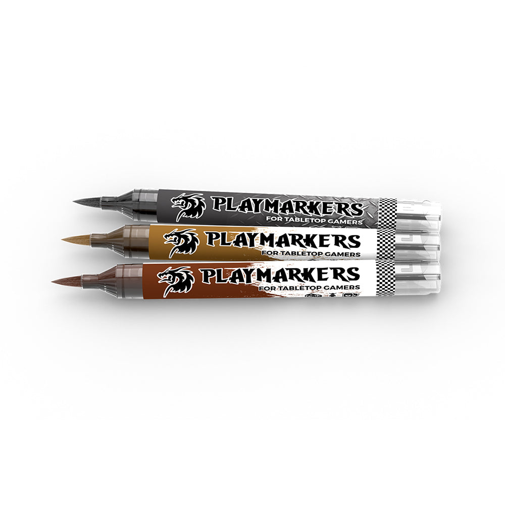AK Interactive Playmarkers - Tools & Weapons - 3-Pack Acrylic Markers AKM108