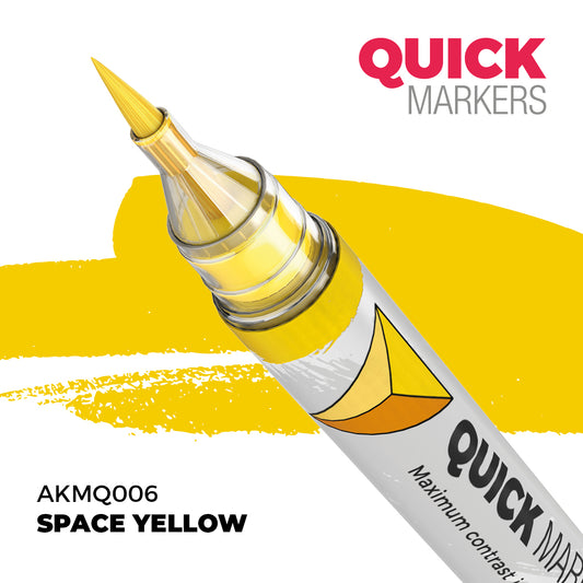 AK Interactive Quick Markers Space Yellow Acrylic Paint Marker AKMQ006
