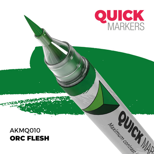 AK Interactive Quick Markers Orc FleshAcrylic Paint Marker AKMQ010