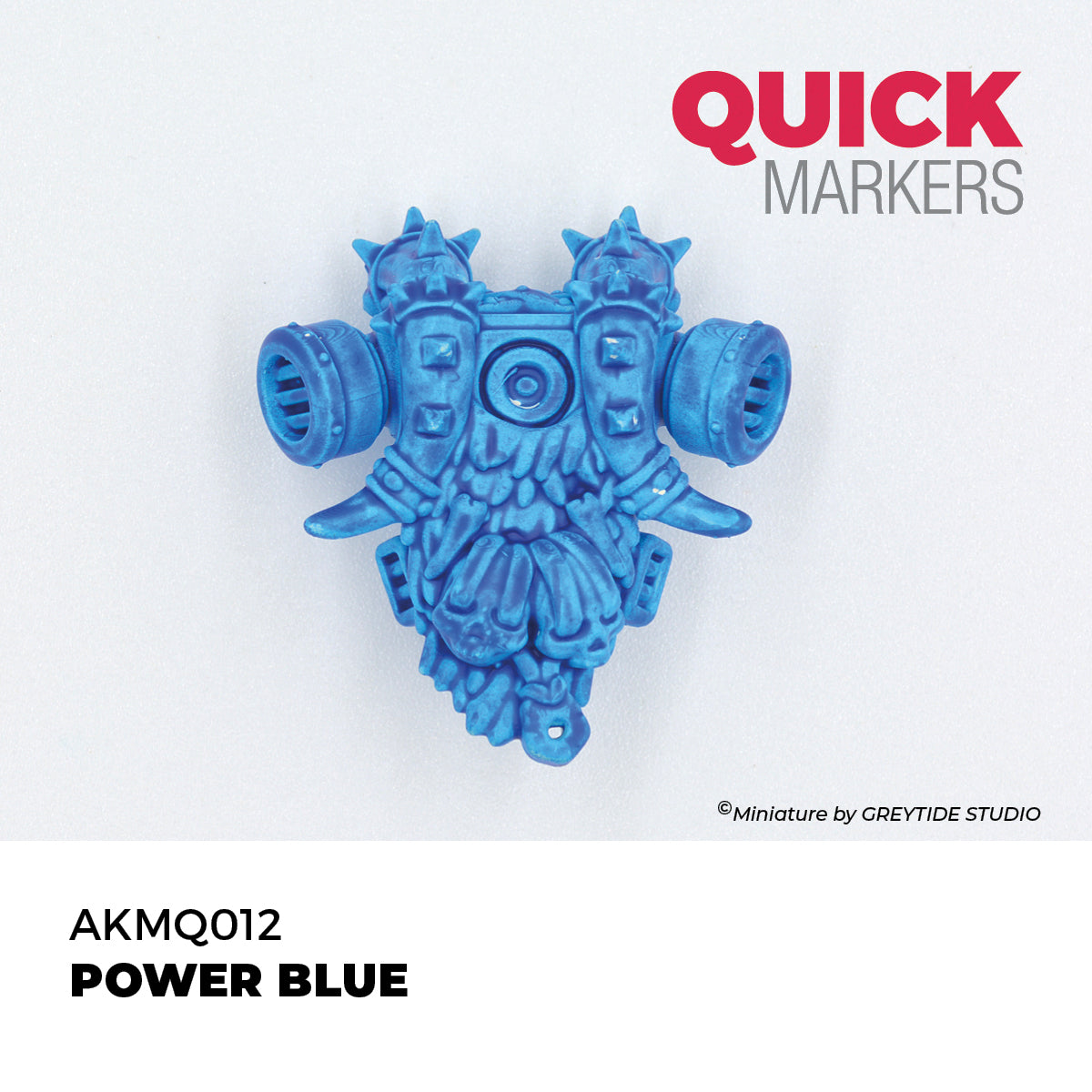 AK Interactive Quick Markers Power Blue Acrylic Paint Marker AKMQ012