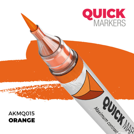 AK Interactive Quick Markers Orange Acrylic Paint Marker AKMQ015