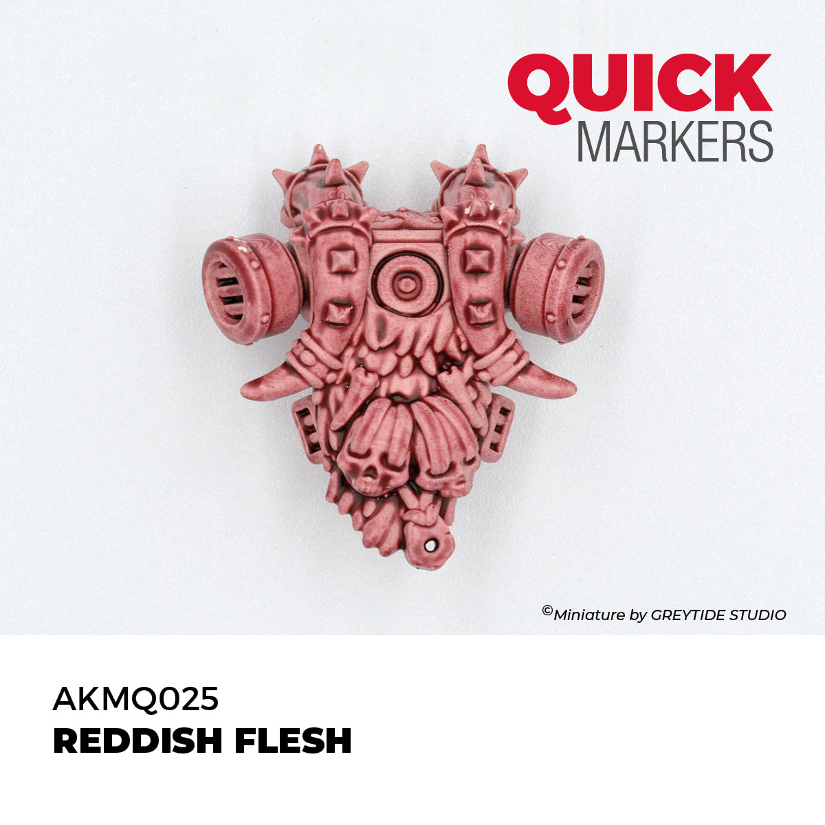 AK Interactive Quick Markers Reddish Flesh Acrylic Paint Marker AKMQ025