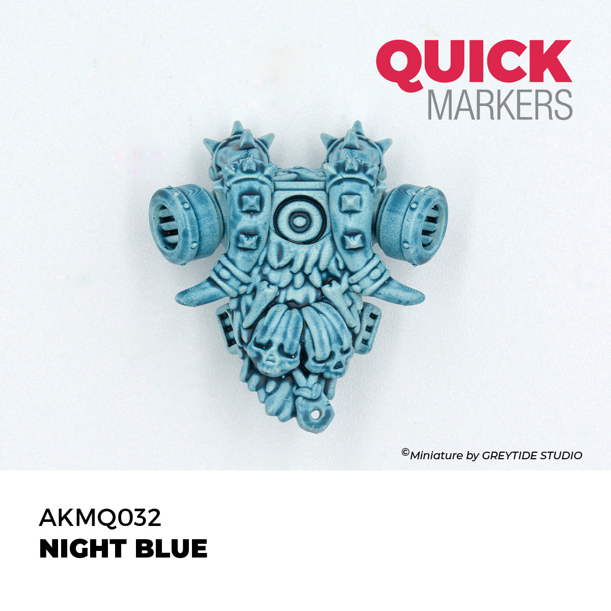 AK Interactive Quick Markers Night Blue Acrylic Paint Marker AKMQ032