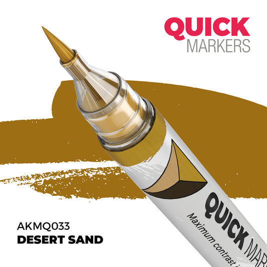 AK Interactive Quick Markers Desert Sand Acrylic Paint Marker AKMQ033