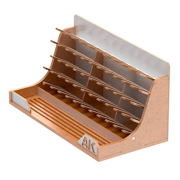AK Interactive 52x 17ml Paint Bottles Modular Workbench Organizer