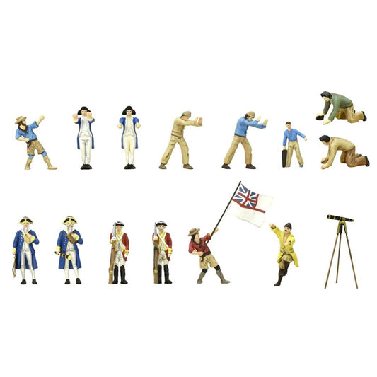 Artesania Latina 22520F HMS Endeavour Metal Figurines & Accessories x14 1:65