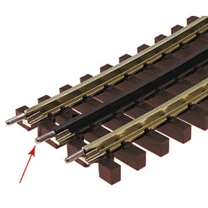 Atlas 3 Rail Code 215 Tubular Transition Joiners (6pcs) AL6095 O Gauge