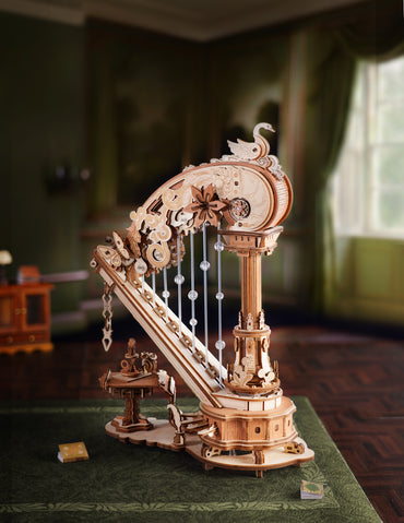 ROKR Magic Harp Music Box Wooden 3D Puzzle AMK71