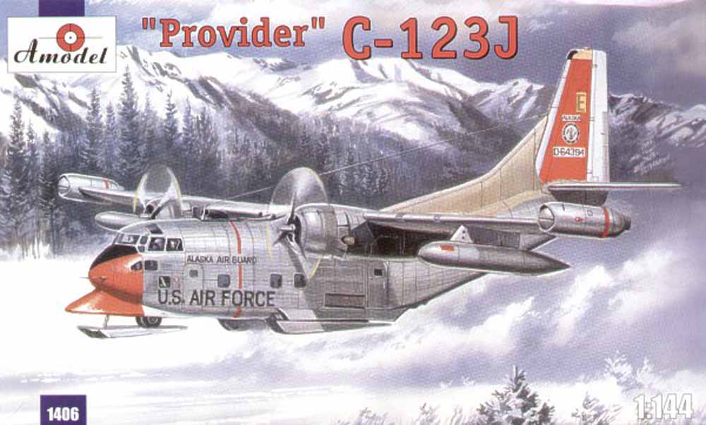 A-Model 14406 Fairchild C-123J Provider 1:144 Aircraft Model Kit