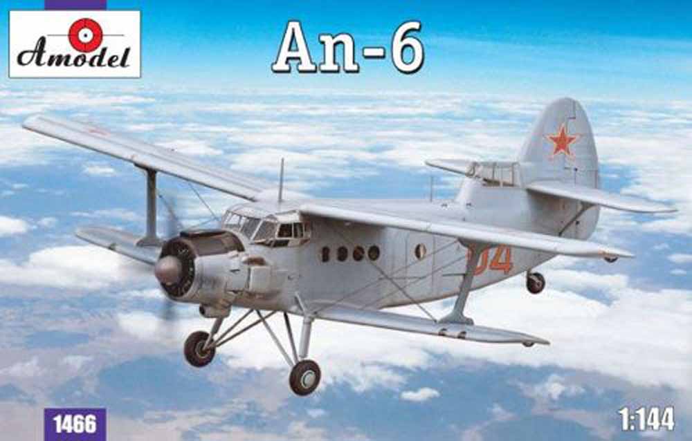 A-Model 14466 Antonov An-6 1:144 Aircraft Model Kit