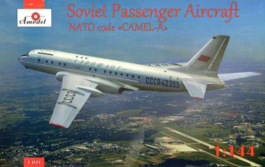 A-Model 14469 Tupolev Tu-104A Aeroflot CCCP-42395 1:144 Aircraft Model Kit