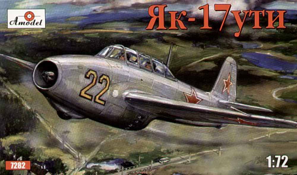 A-Model 7282 Yakovlev Yak-17UTI 1:72 Aircraft Model Kit