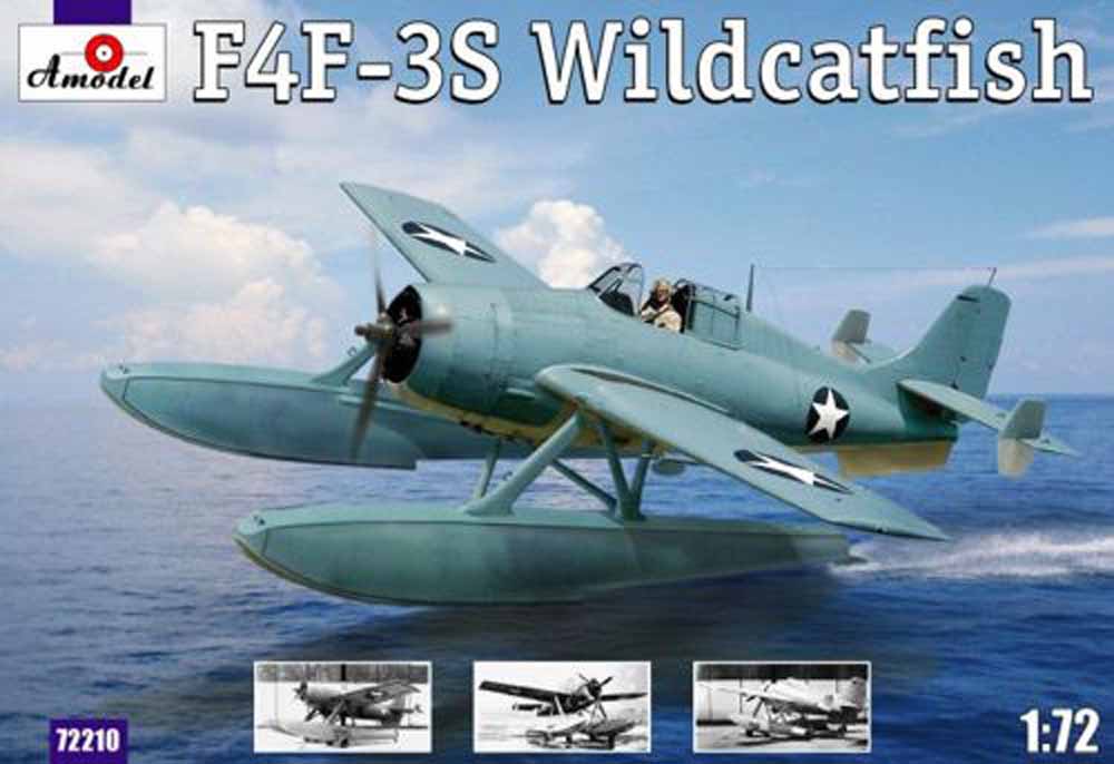 A-Model 72210 Grumman F4F-3S WILDCATFISH 1:72 Aircraft Model Kit