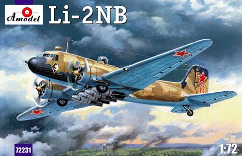 A-Model 72231 Lisunov Li-2 NB 1:72 Aircraft Model Kit