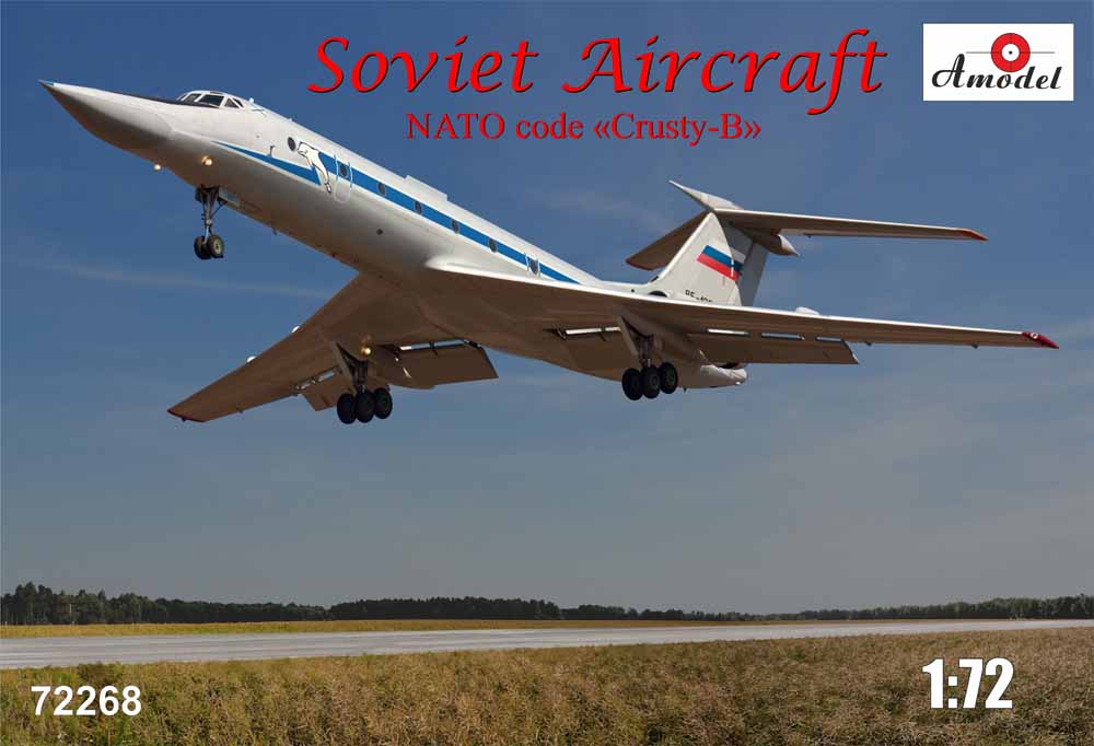 A-Model 72268 Tupolev Tu-134UBL NATO code 'Crusty B' 1:72 Aircraft Model Kit