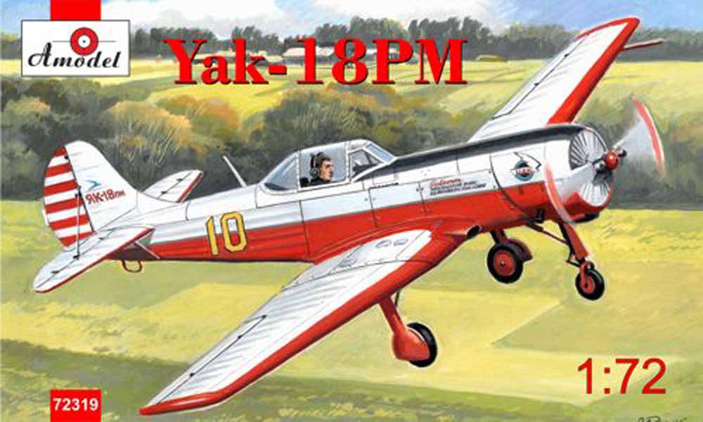A-Model 72319 Yakovlev Yak-18PM 1:72 Aircraft Model Kit