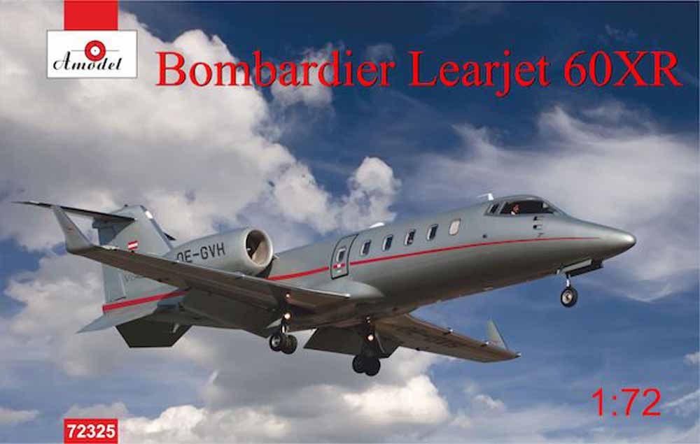 A-Model 72325 Learjet 60XR Vista 1:72 Aircraft Model Kit
