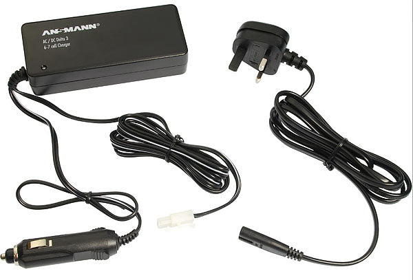 ANSMANN AC/DC Delta 3 Charger 7.2v Battery packs Tamiya Plug 3A AC3001