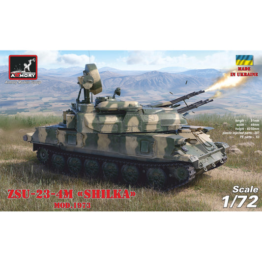Armory 72444 ZSU-23-4M/M3/M2 "Shilka" Soviet SPAAG 1:72 Model Kit