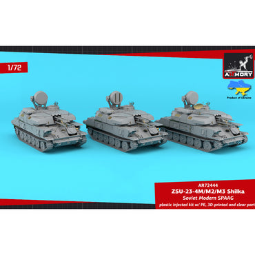 Armory 72444 ZSU-23-4M/M3/M2 "Shilka" Soviet SPAAG 1:72 Model Kit