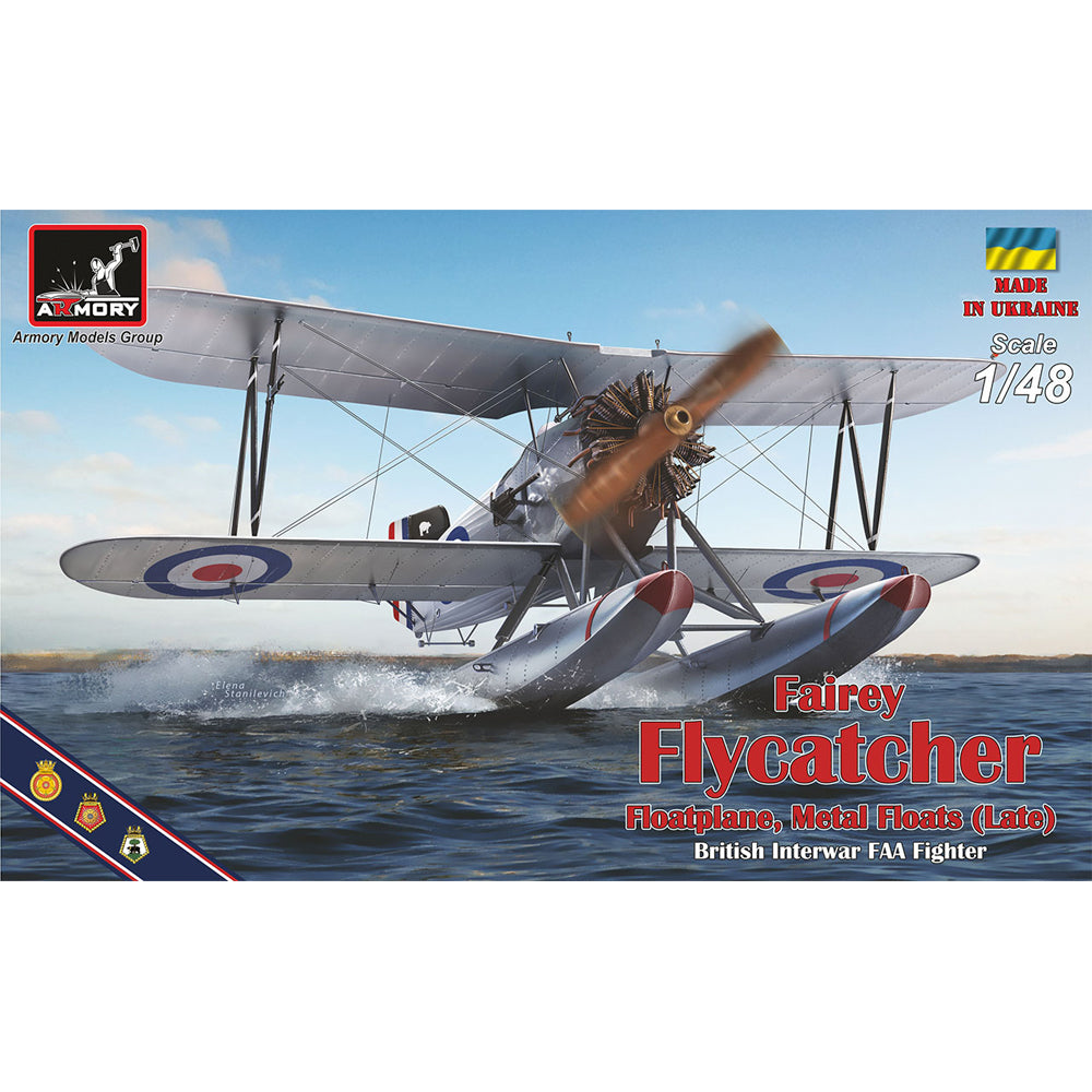 Armory 48004 Fairey Flycatcher FAA Floatplane Late (Metal) 1:48 Model Kit