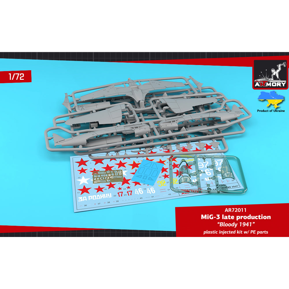 Armory 72011 MiG-3 Late 'Bloody 1941' 1:72 Model Kit