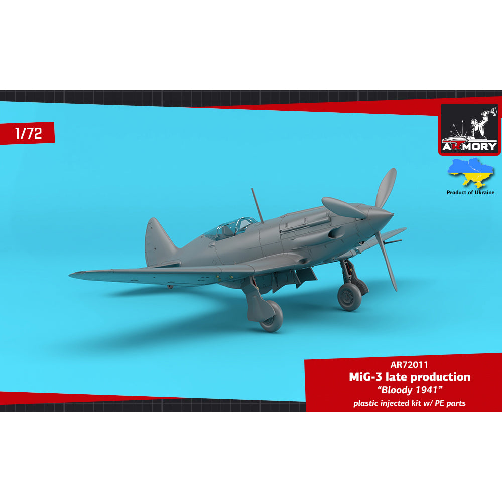 Armory 72011 MiG-3 Late 'Bloody 1941' 1:72 Model Kit