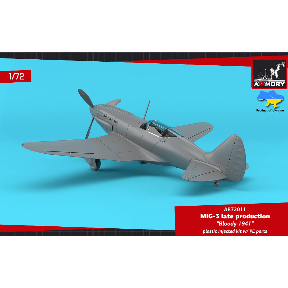 Armory 72011 MiG-3 Late 'Bloody 1941' 1:72 Model Kit