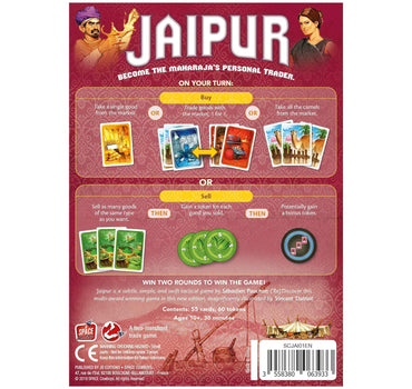 Jaipur 2nd Edition Card Game - 2 Players Age 10+