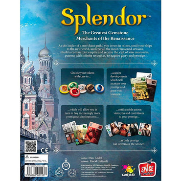 Splendor - Board Game - Age 10+ - 2-4 Players - 30min