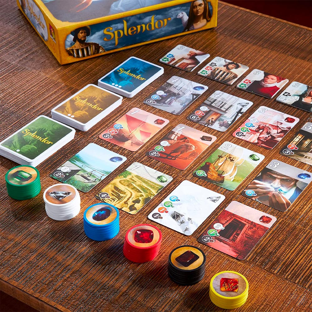 Splendor - Board Game - Age 10+ - 2-4 Players - 30min