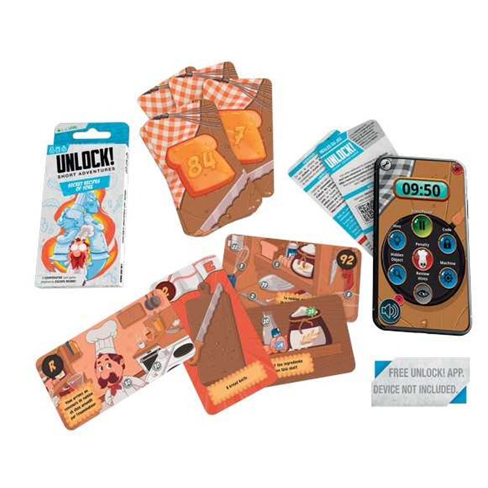 Unlock! Short 1 - Secret Recipes of Yore - Escape Game Age 10+ 1-6 Players