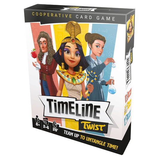 Timeline Twist - Cooperative Card Game Age 8+ 2-6 Players from Zygomatic