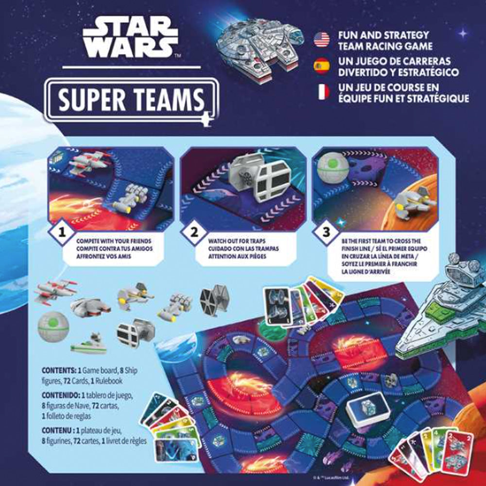 Star Wars: Super Teams Board Game Age 7+ 2-4 Players