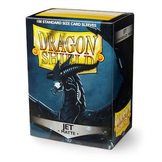 Dragon Shield: Standard Card Sleeves - Jet Matte (100pcs)