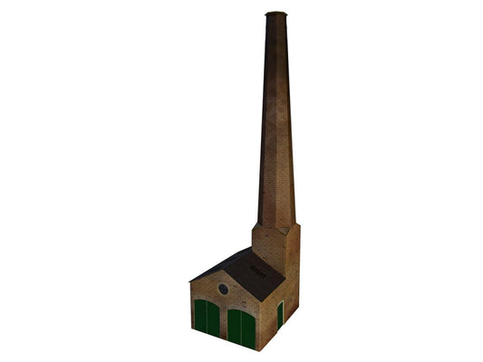 ATD Models Stone Boiler House & Chimney Card Kit ATD011 OO Gauge