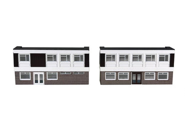 ATD Models Low Relief 1970s Office Block Card Kit ATD12021 N Gauge