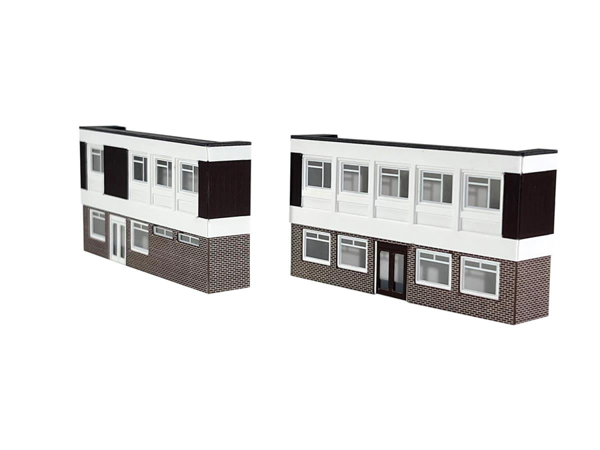 ATD Models Low Relief 1970s Office Block Card Kit ATD12021 N Gauge